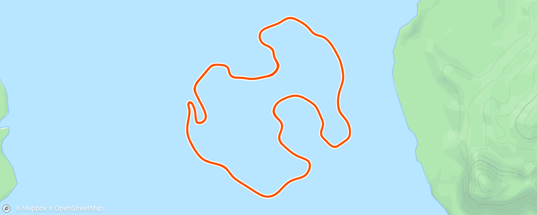 Карта физической активности (Zwift - Pacer Group Ride: Volcano Circuit in Watopia with Taylor)