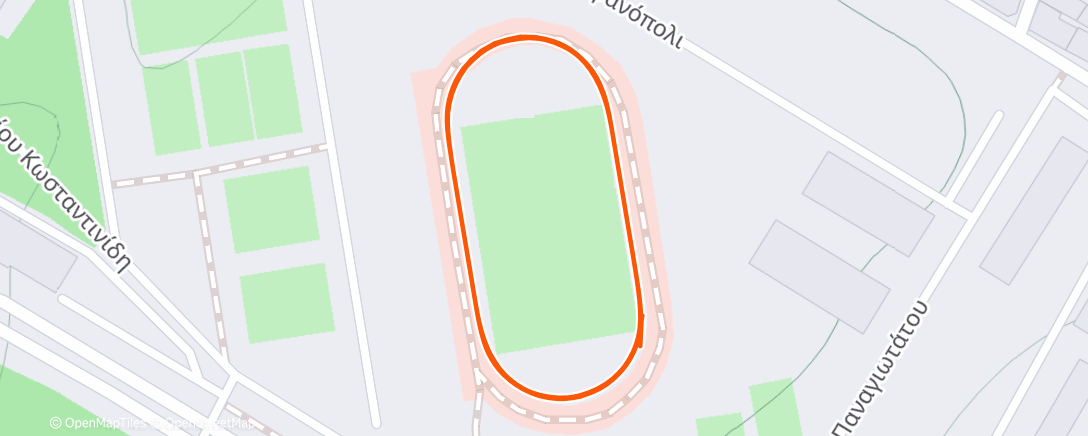 Mappa dell'attività Afternoon Run