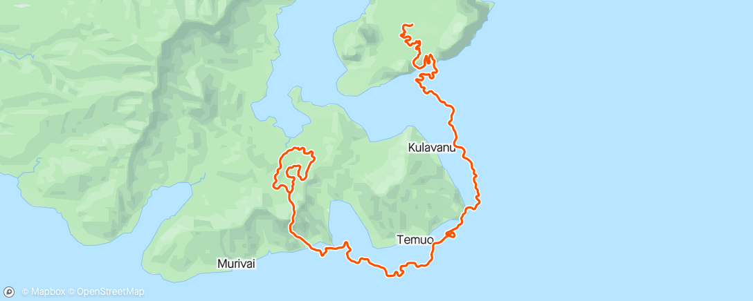 Mapa da atividade, Zwift - Endurance 75 Min in Watopia