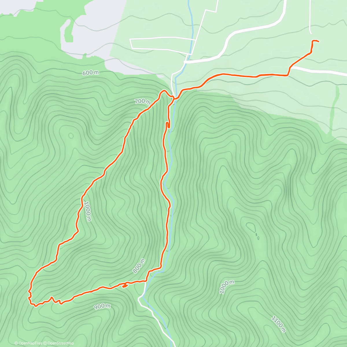 Map of the activity, 雪中漫步