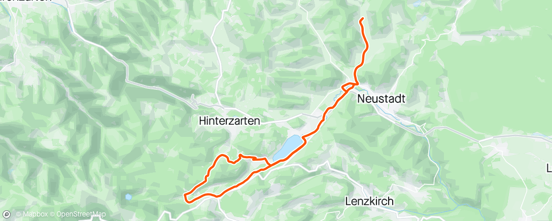 Mapa da atividade, Fahrt am Morgen