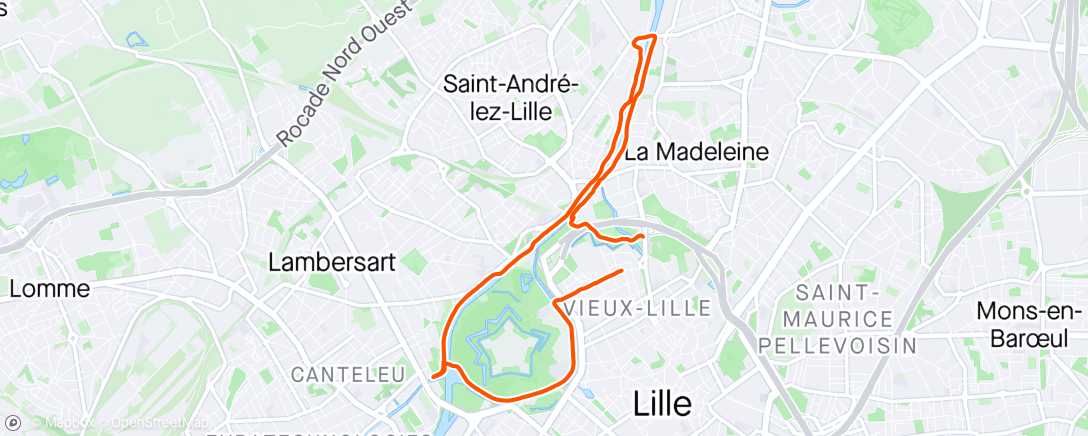 Map of the activity, Vitesse 🏃🏼‍♂️