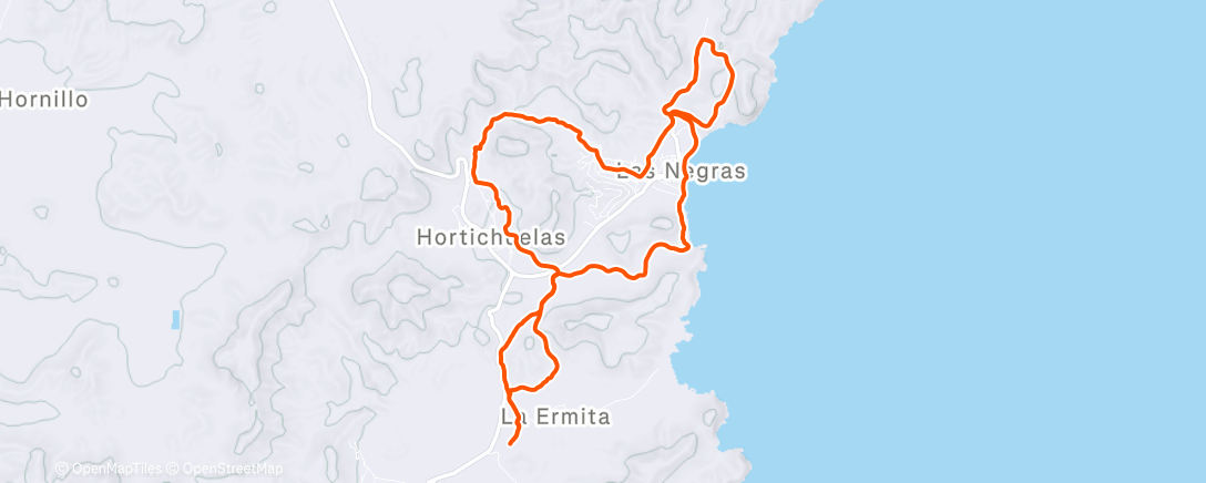 Map of the activity, Suite Rando