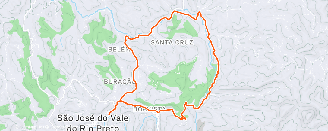 Карта физической активности (Pedalada matinal)