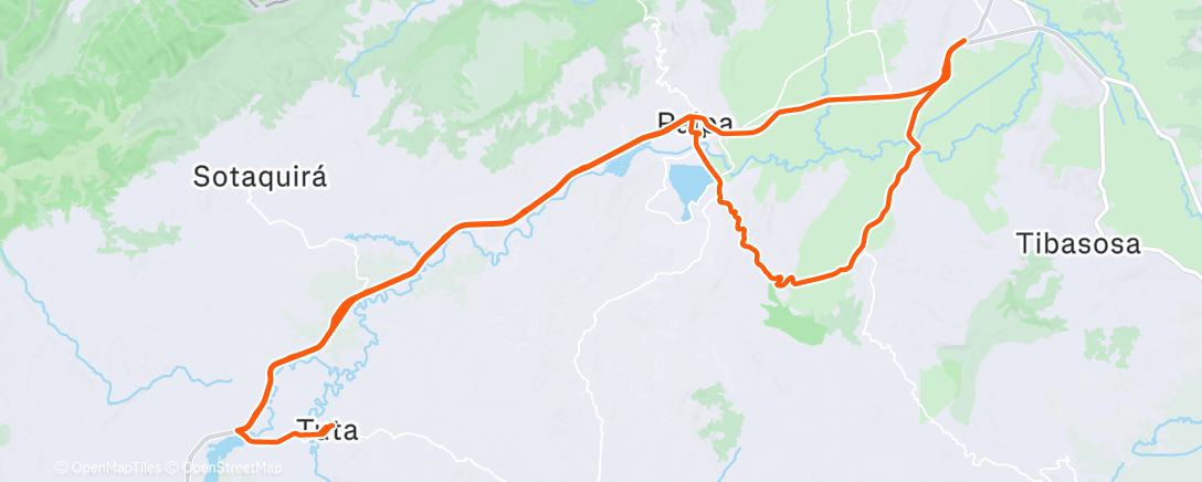 Карта физической активности (Vuelta ciclista por la mañana)