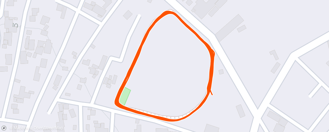 Map of the activity, Morning running 6.5 km at sports club Deesa Today 13/04/2024