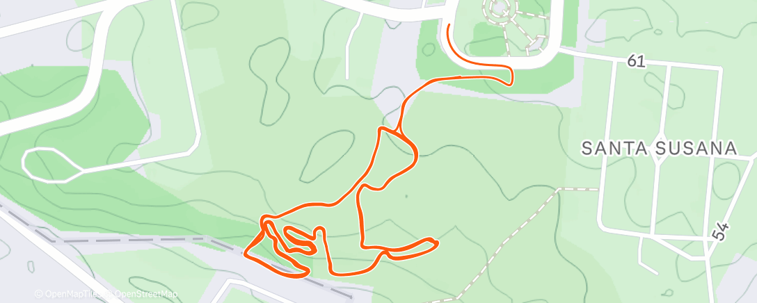 Map of the activity, XC-Cacahual 2025