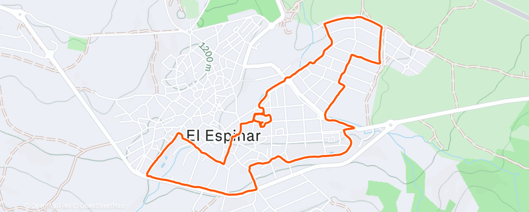 Карта физической активности (Caminata de noche)