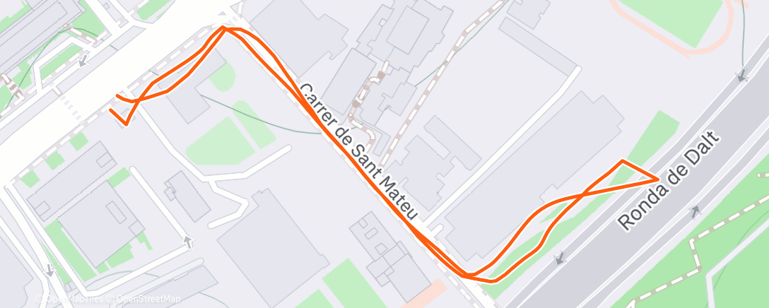 Карта физической активности (Caminata de tarde)