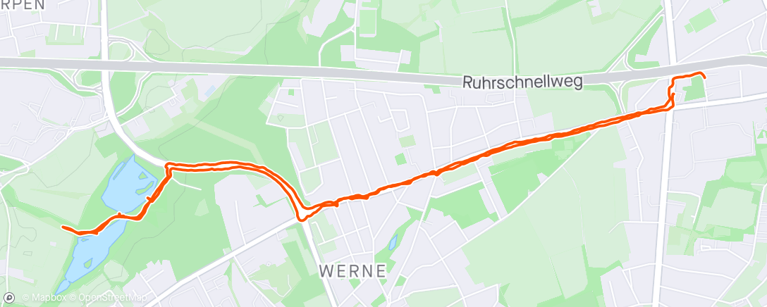 Map of the activity, Morgens in Bochum 😉😁