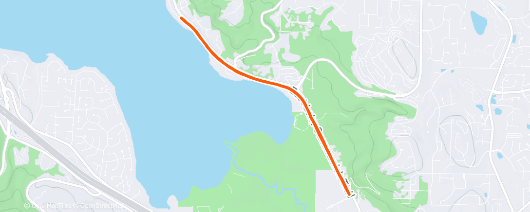 Карта физической активности (Afternoon Run)