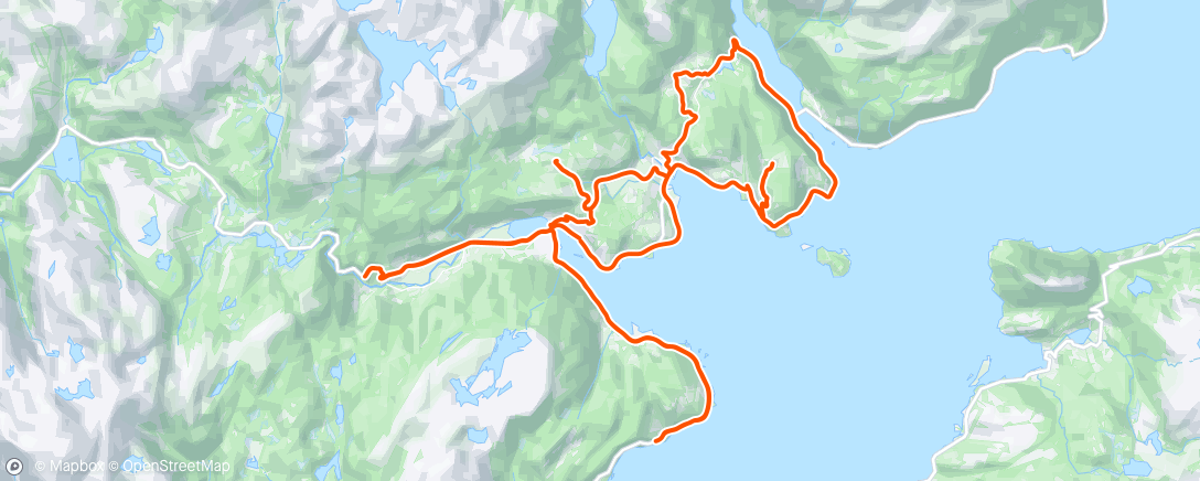 Map of the activity, Øystese område- opp og ned- rundtomkring😊😎. Fin dag i sola