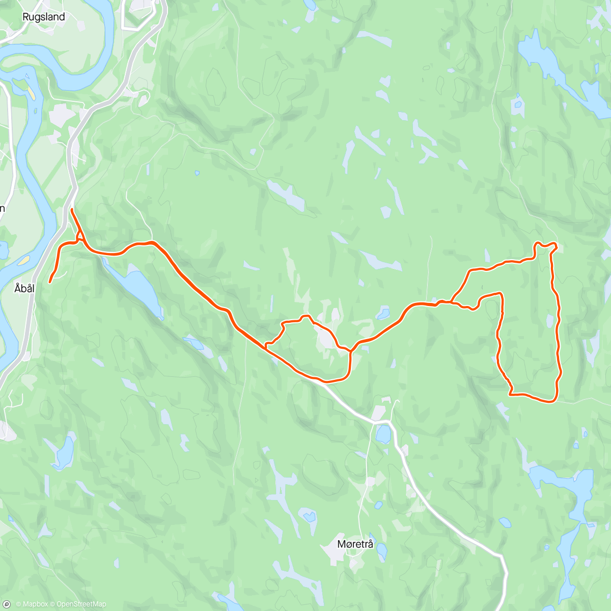 Map of the activity, Klepp og Fjellskår