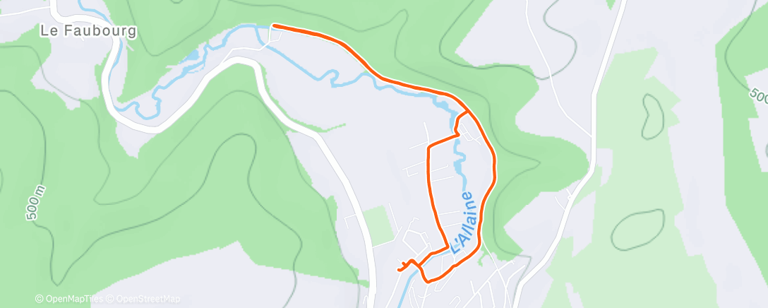 Map of the activity, Footing GSA