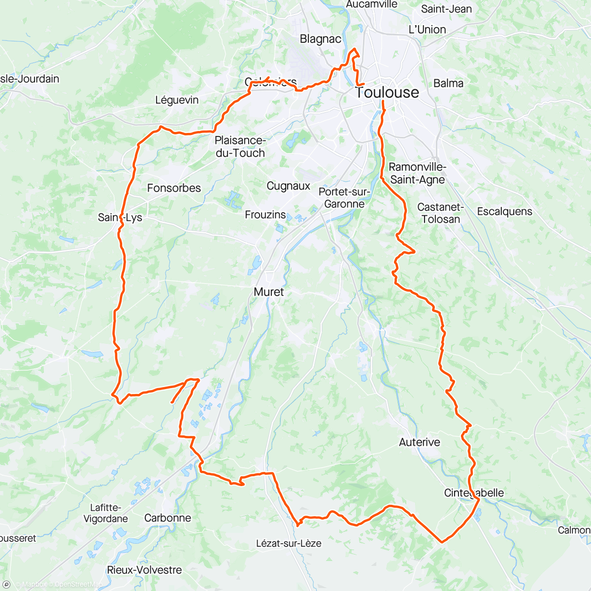Map of the activity, Méthavélo