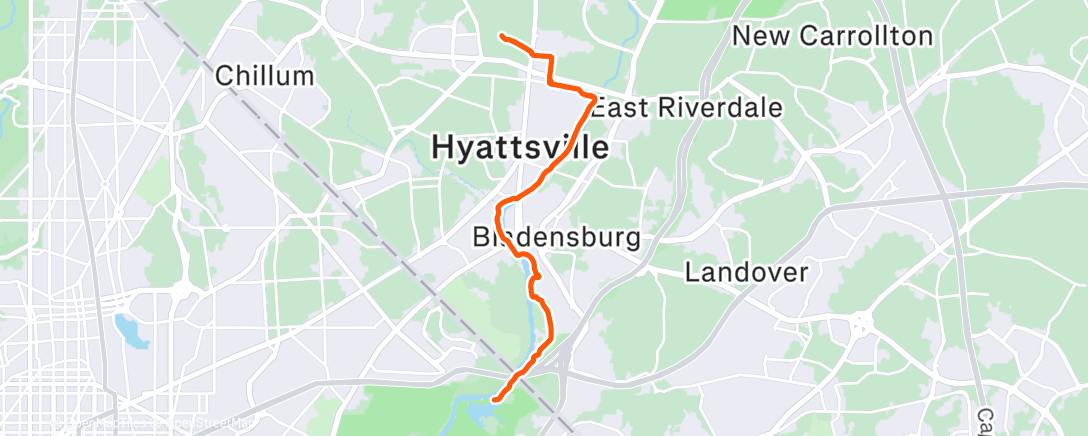 Карта физической активности (Too warm)