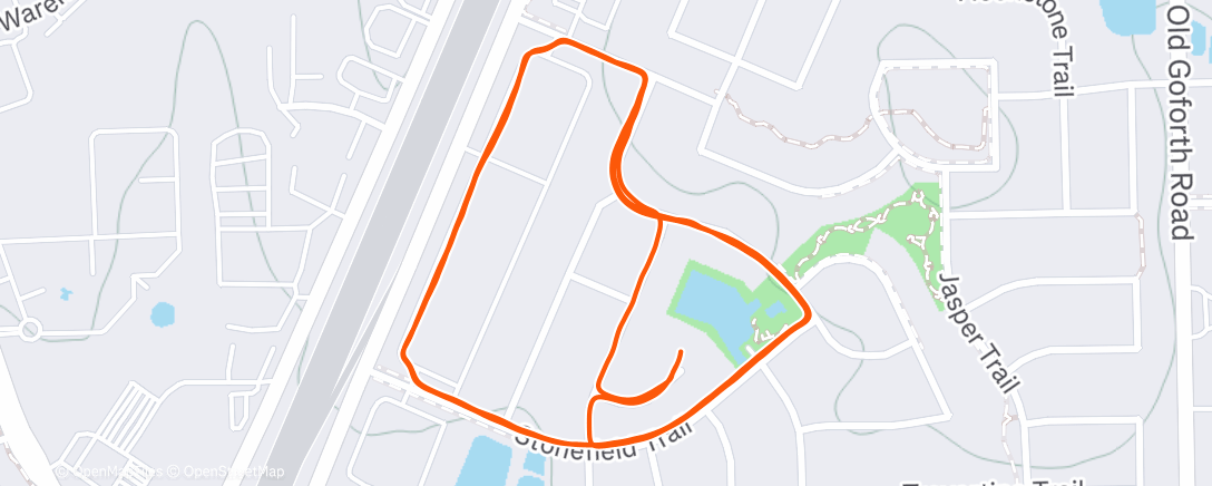 Карта физической активности (Morning Run)