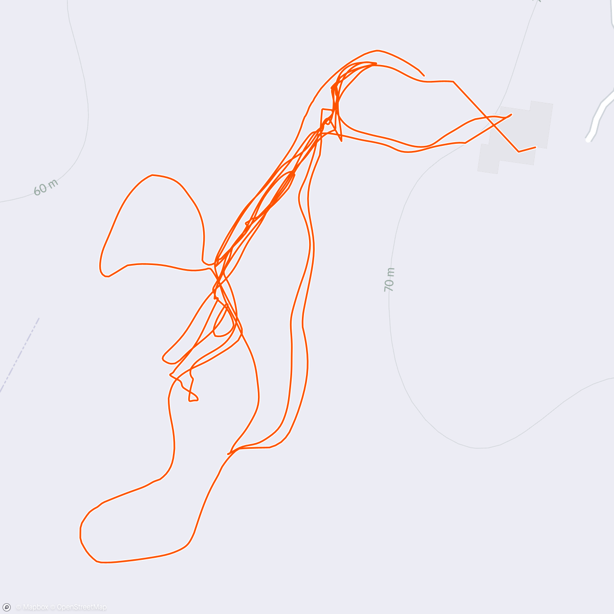 Map of the activity, Spartan Team WC P8