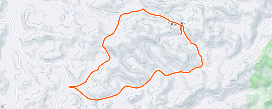 Map of the activity, Passeio de bike hoje