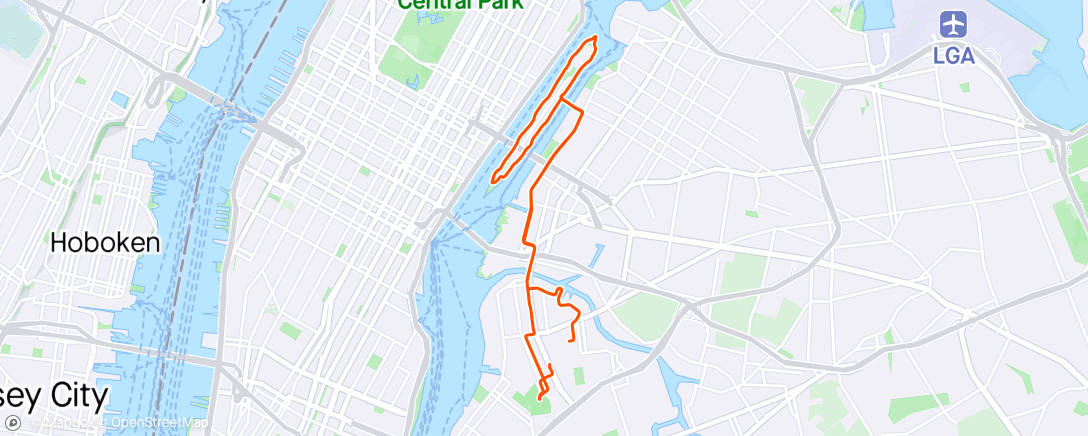 Map of the activity, Perfect weather + great company = a good run
