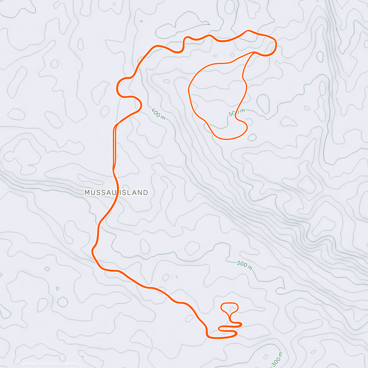 Map of the activity, Afternoon Ride