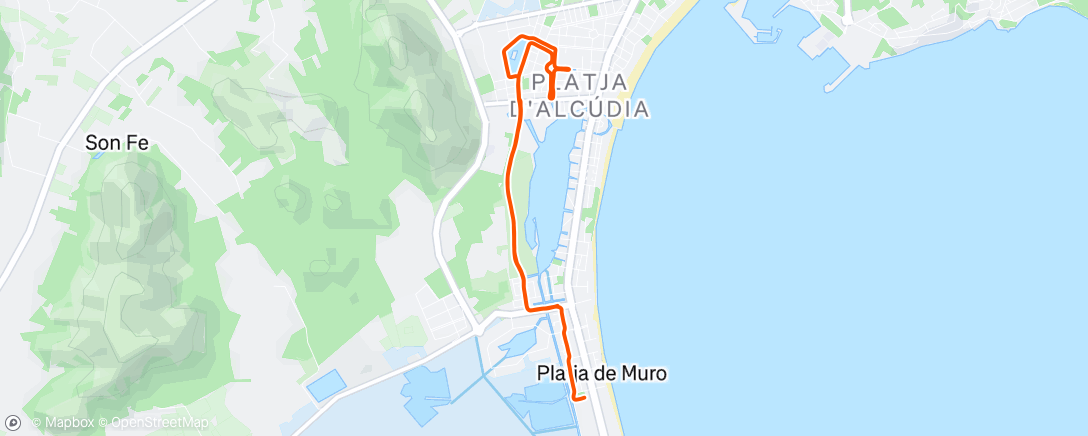 Map of the activity, Afternoon Run to M312 expo