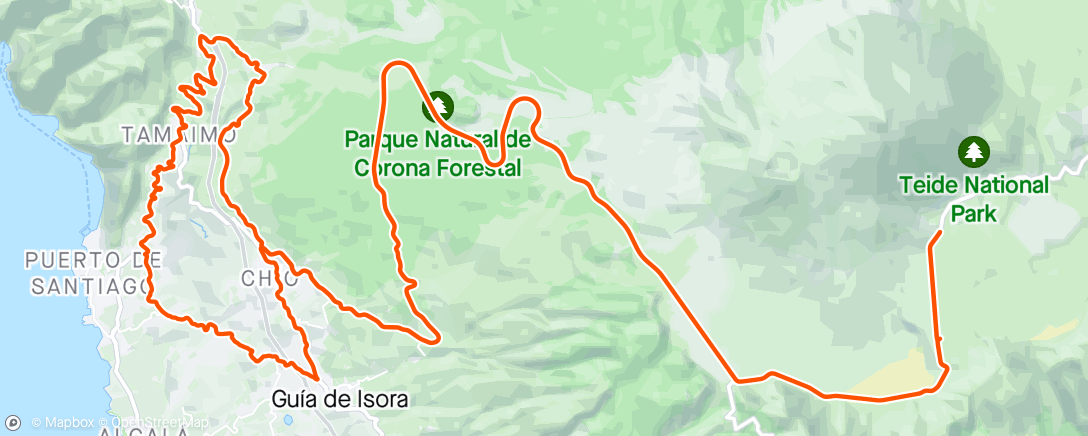 「🌋 Teide 10」活動的地圖