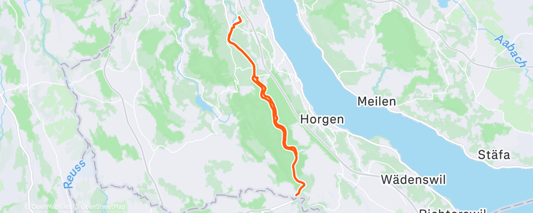 Map of the activity, Morning Ride