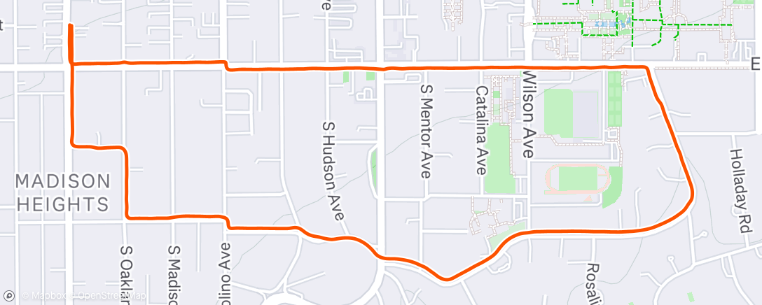 Map of the activity, Nice and easy