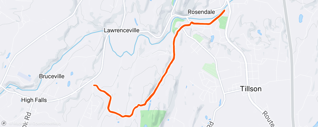 Map of the activity, Viking Run (41:43)