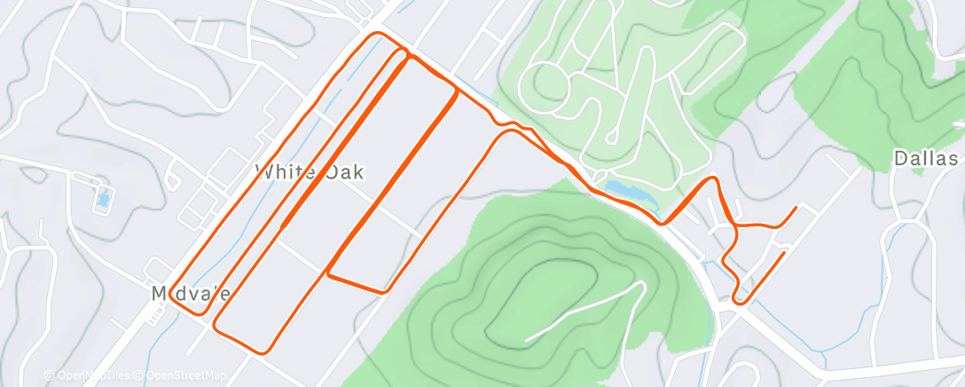 Map of the activity, Christmas came early