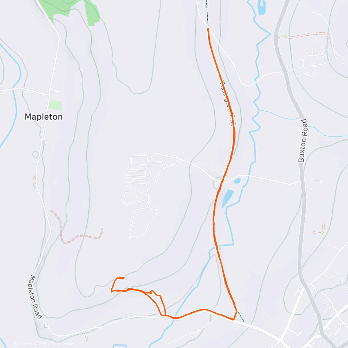 Карта физической активности (🎄Christmas day walk 🎄)