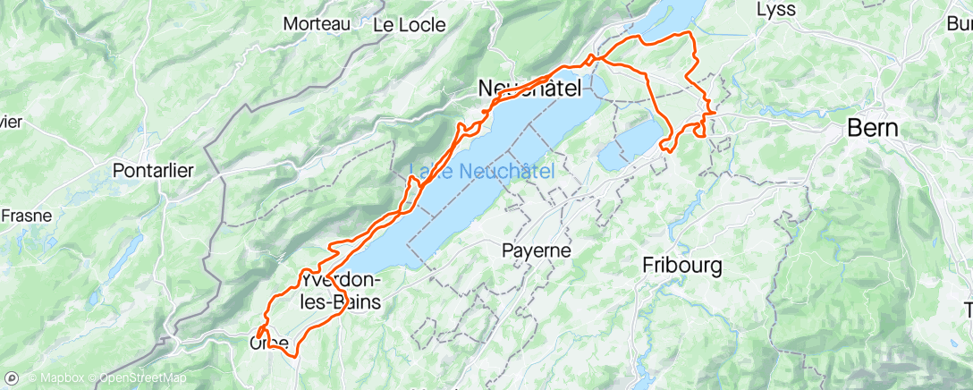 Map of the activity, #NCF LSDD sous la neige