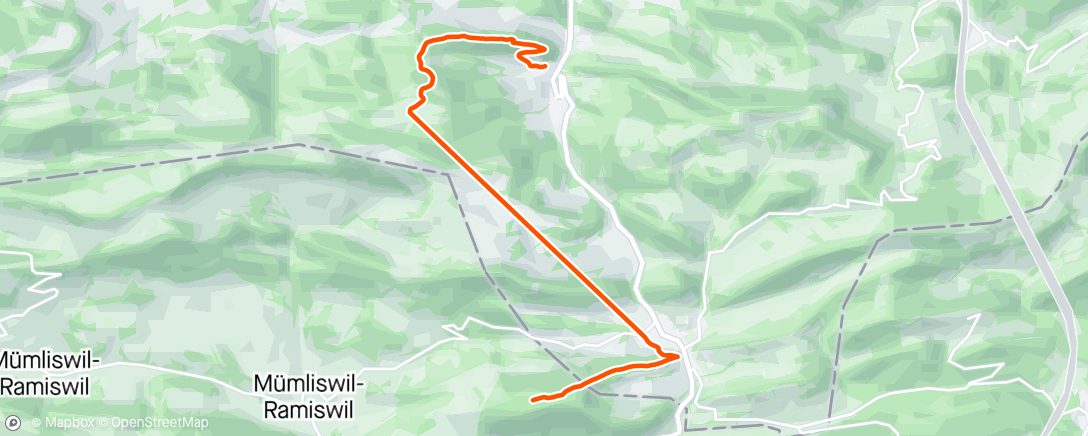 Map of the activity, Zuesatzrundi Shuttle Tour Trail Essence