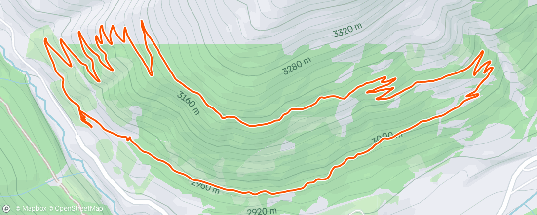 Map of the activity, Lunch Ride