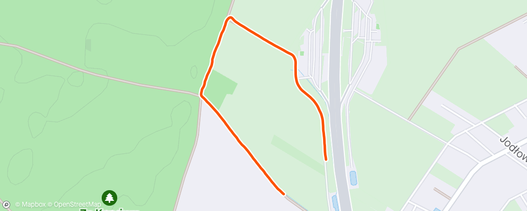 Mapa de la actividad (Evening Walk 🐕‍🦺🌅)