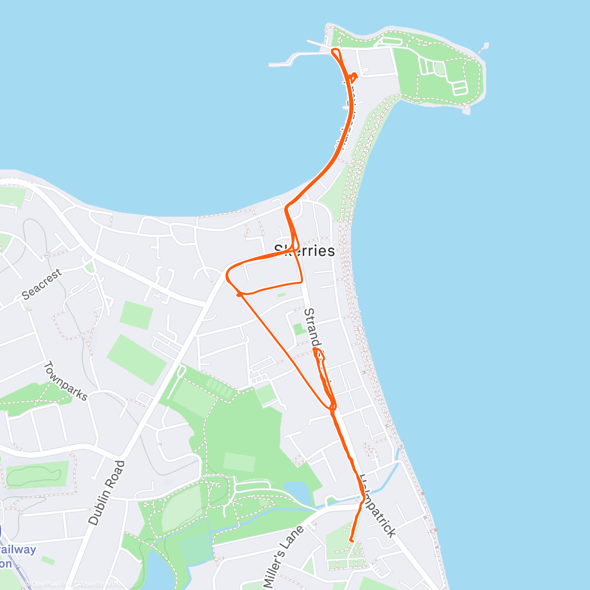 Map of the activity, Funeral, graveyard and soup&sandwiches