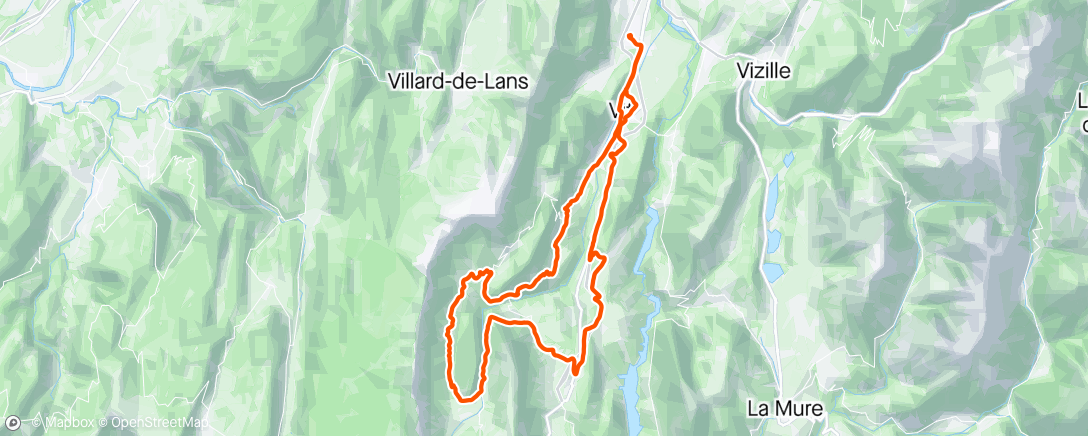 Map of the activity, Petite Récup Pédale avec le Looooong