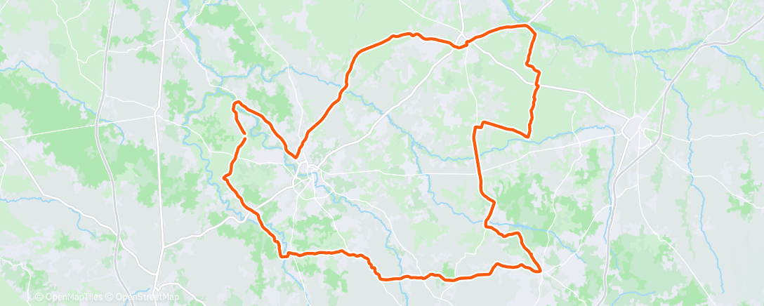 Map of the activity, Sortie vélo dans l'après-midi