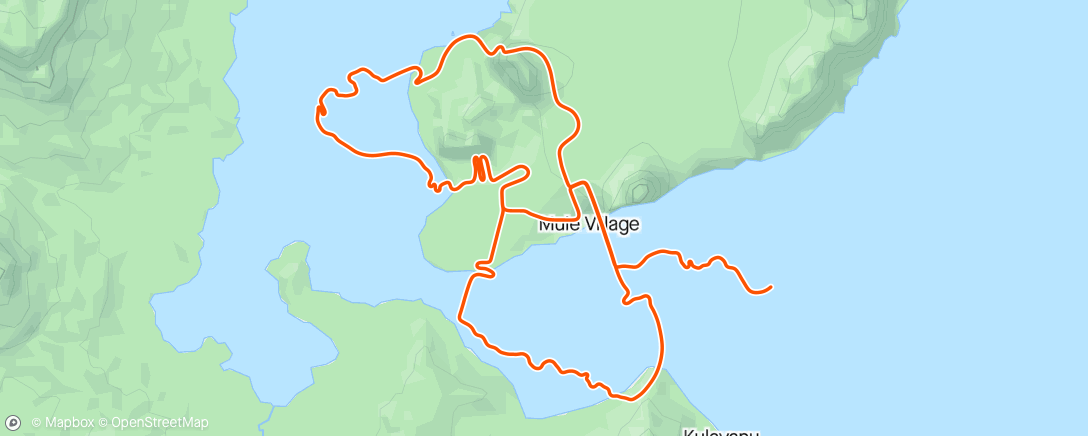 Mappa dell'attività Zwift - Ocean Lava Cliffside Loop in Watopia