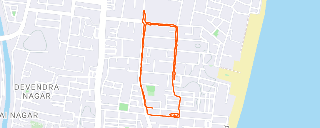 Карта физической активности (Afternoon Walk)