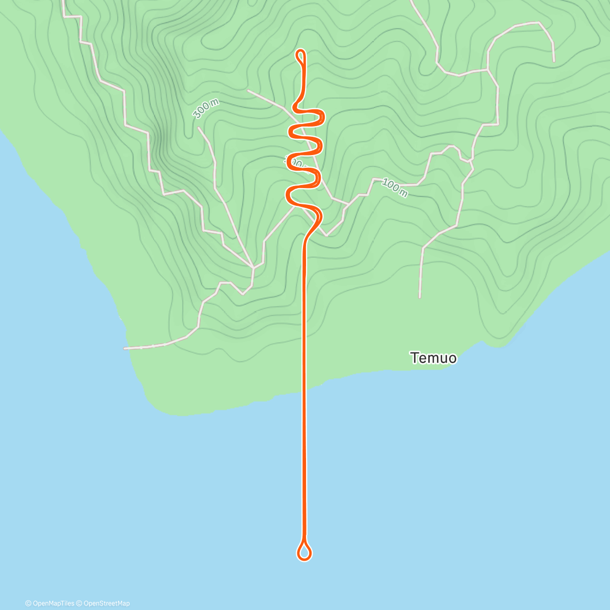 Map of the activity, Zwift - Orange Unicorn Lite on Oh Hill No in Watopia