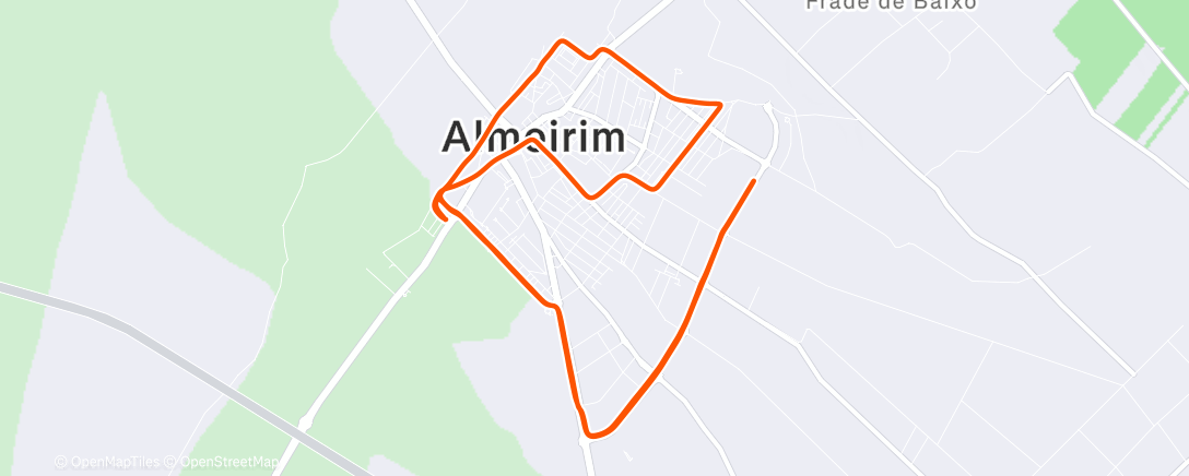 Карта физической активности (Morning Run)