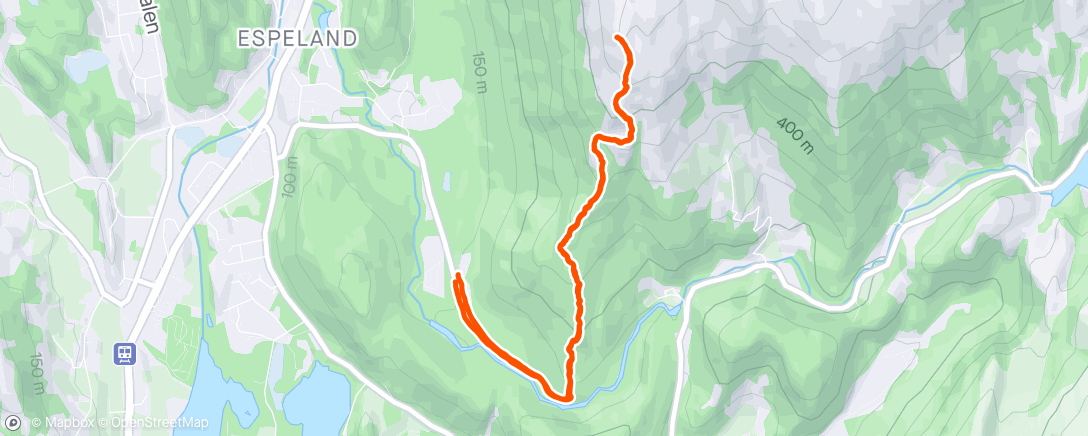 Map of the activity, Skåldalsnipa