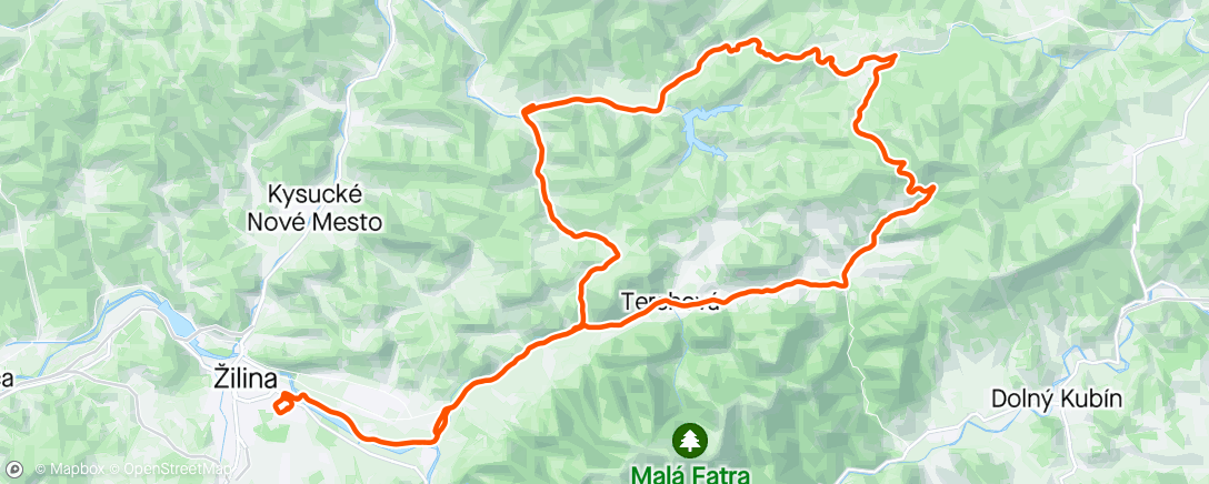 Map of the activity, Oravská Lesná VT Maťo ma varil