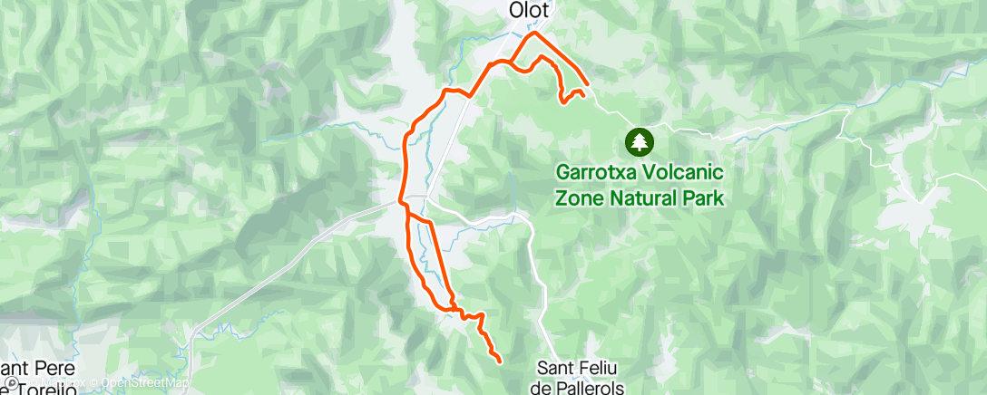 Map of the activity, Coll d'Uria amb el cunyao 😅