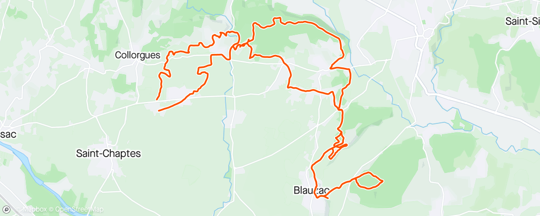 Map of the activity, MTB 💨💨