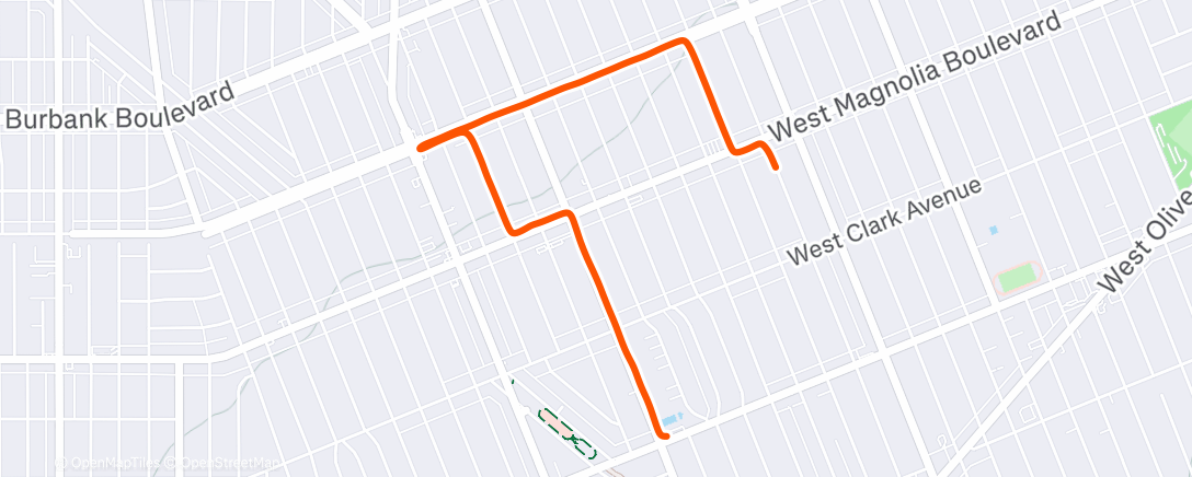 Карта физической активности (Morning Run)