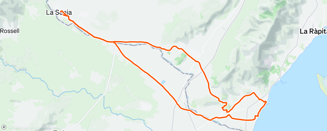 Map of the activity, Morning Ride