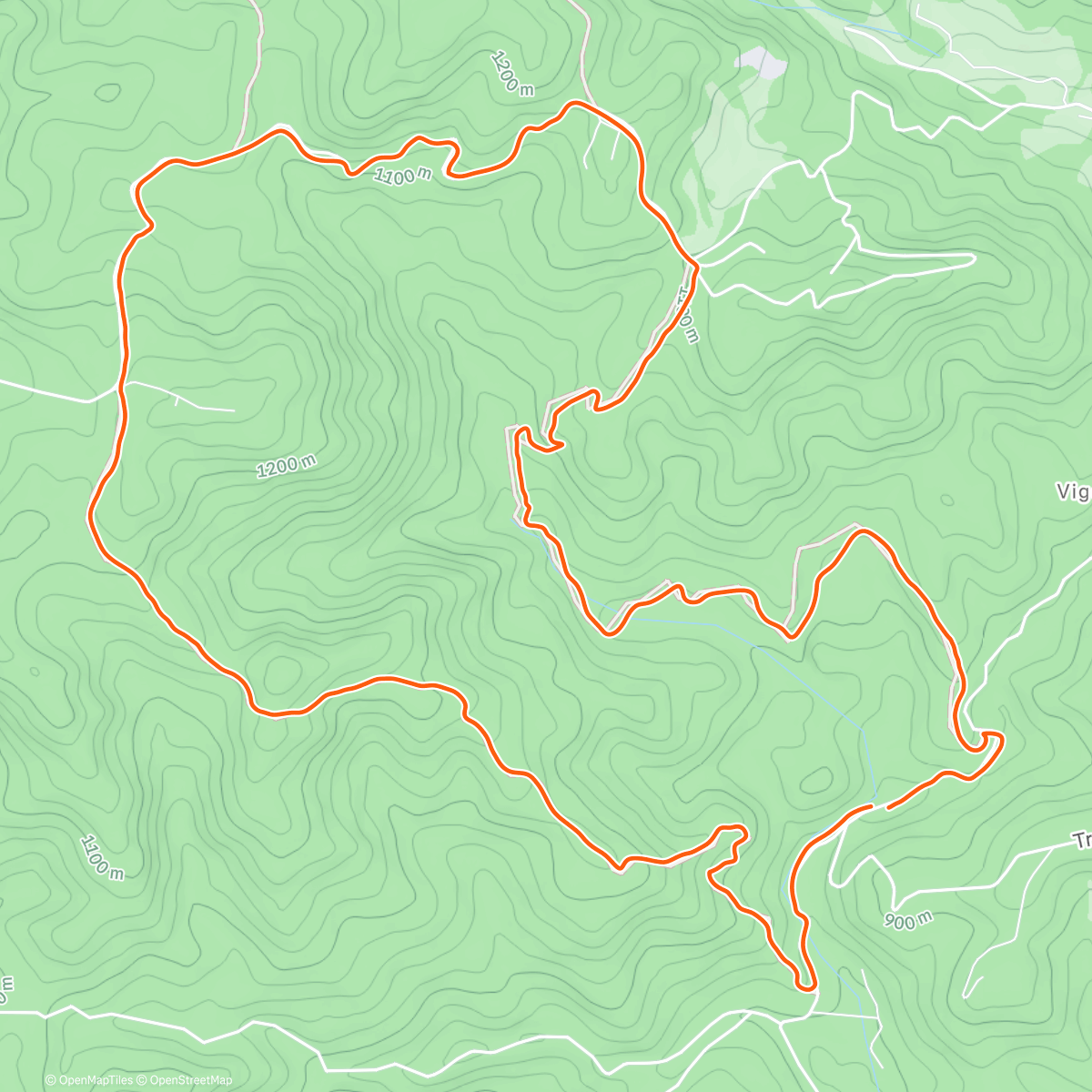 Map of the activity, Japi com mestre Ciçao